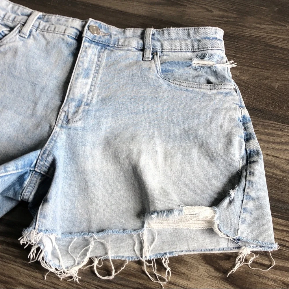 Kut From The Kloth Jane Long Short High Rise Cutoff Jean Denim Distressed 12